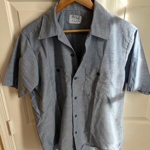 Vintage Denim Button Down Shirt
